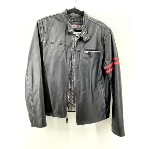 Wilson Other - Mens Heavy Wilson Leather 100% Genuine Leather Jacket Medium